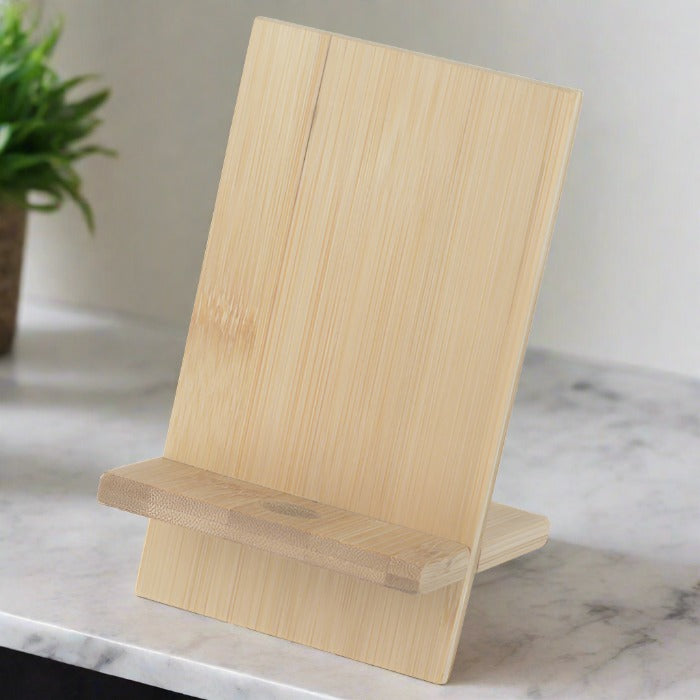 Bamboo Phone Stand  Personalize Gift Fujifilm Print Life -